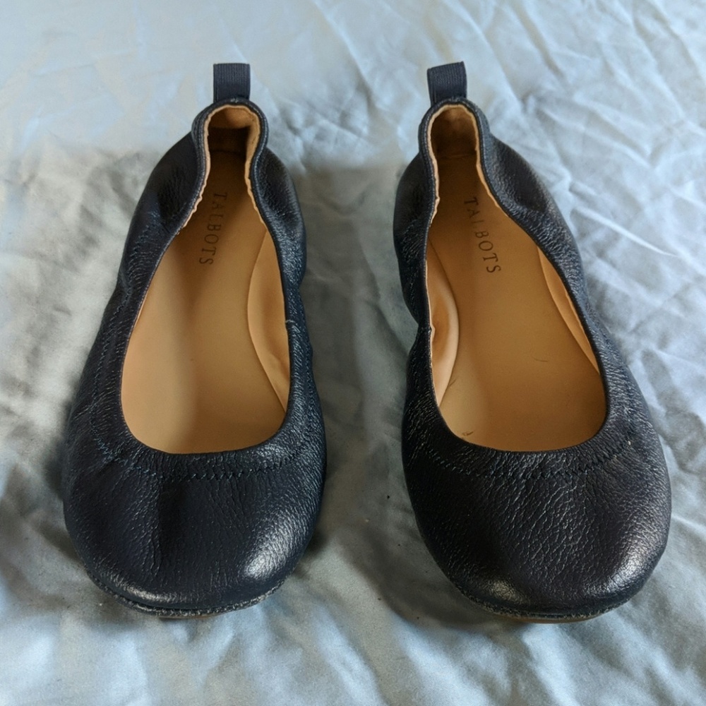 Navy flats